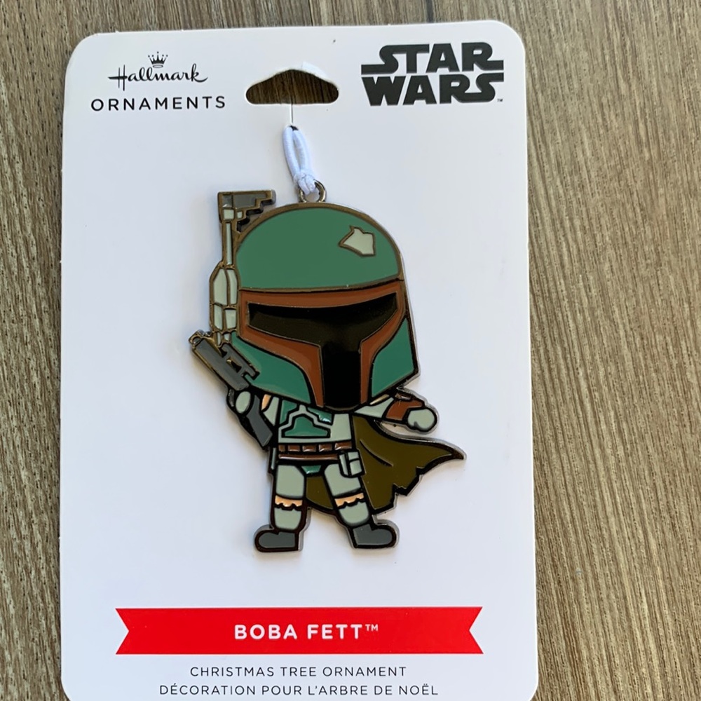 Hallmark Disney Ornaments Star Wars Boba Fett Christmas Tree Decoration New